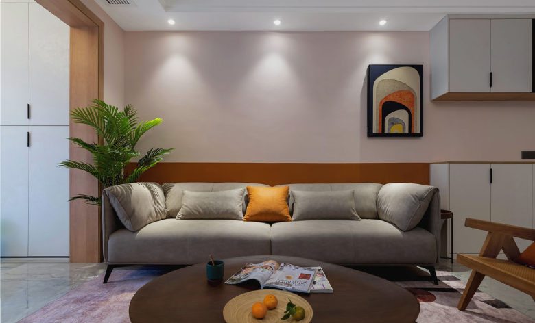 90㎡现代风格，精致不拥挤。