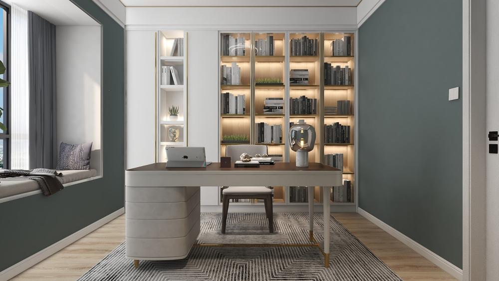 不同年龄段的书房，风格样式独特，恰到好处的装修设计