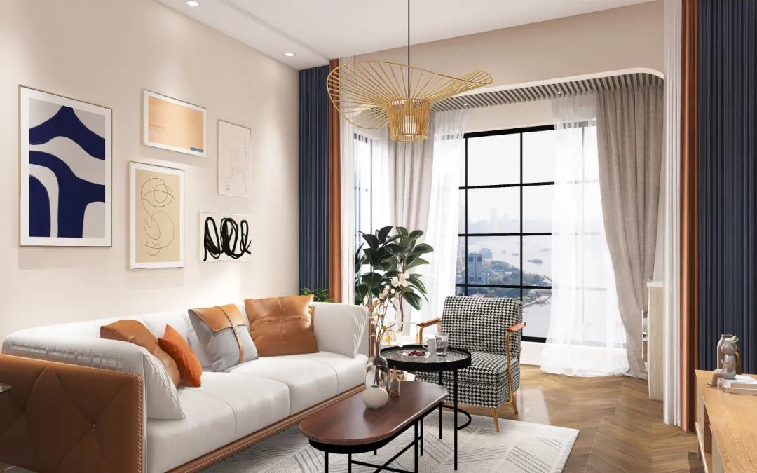 90²两室改造，日式+现代风格