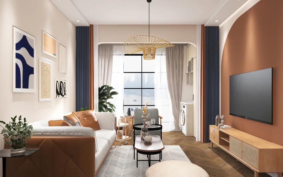 90²两室改造，日式+现代风格