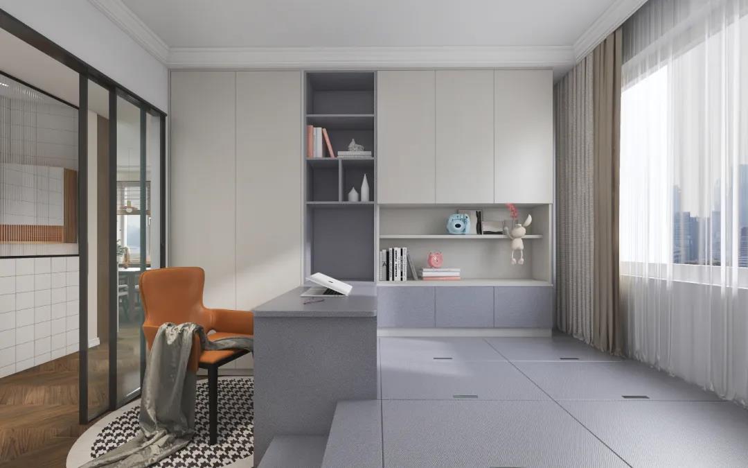 90²两室改造，日式+现代风格