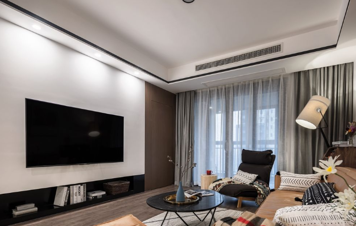 130㎡三居室现代风格