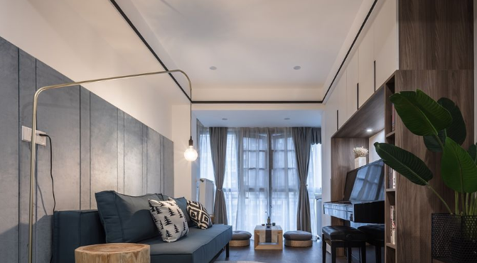 130㎡三居室现代风格