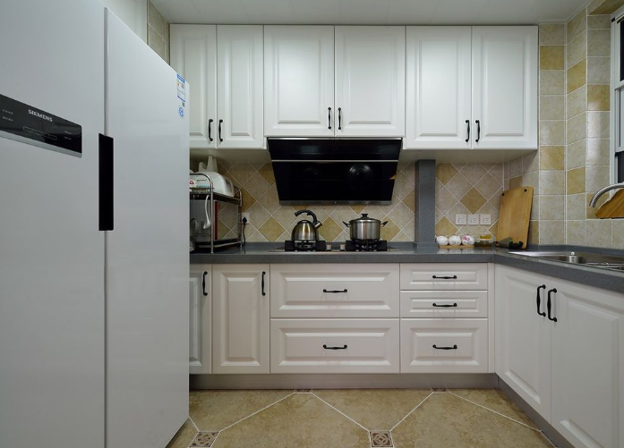 130平 暖色营造的美式