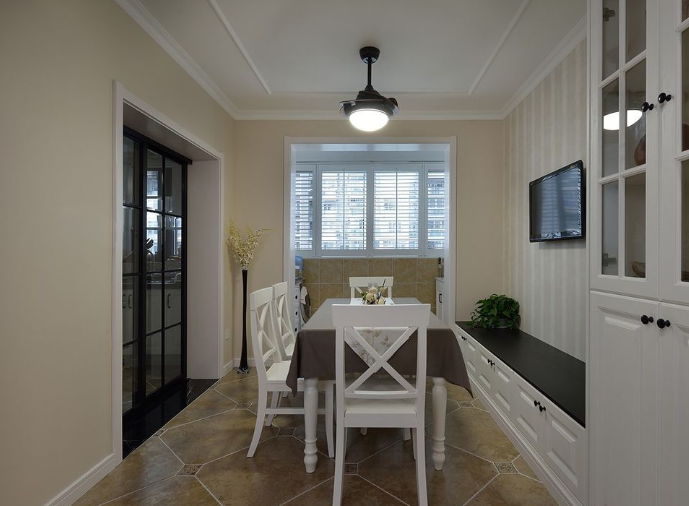 130平 暖色营造的美式