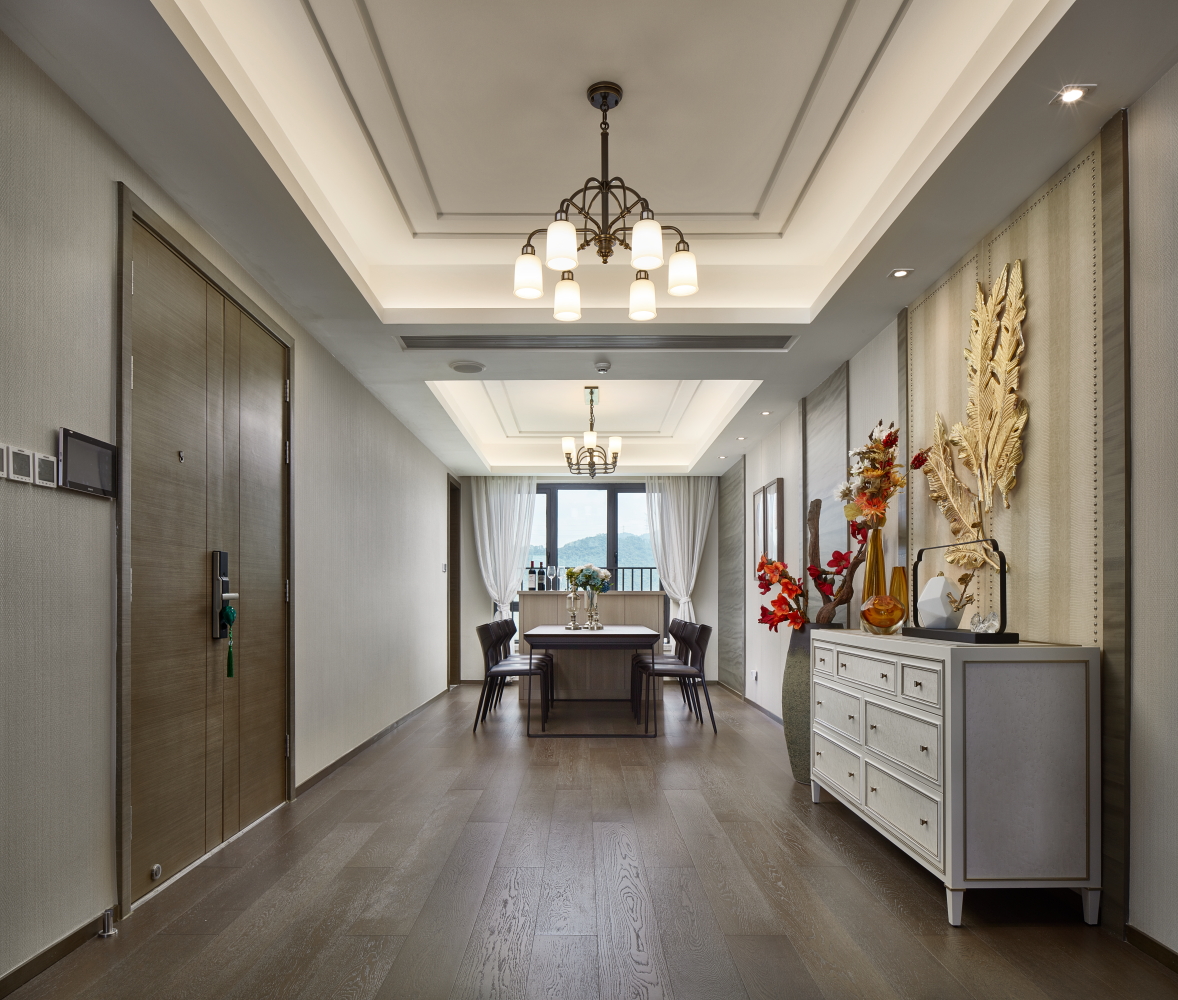 银湖蓝山150㎡现代轻奢实景