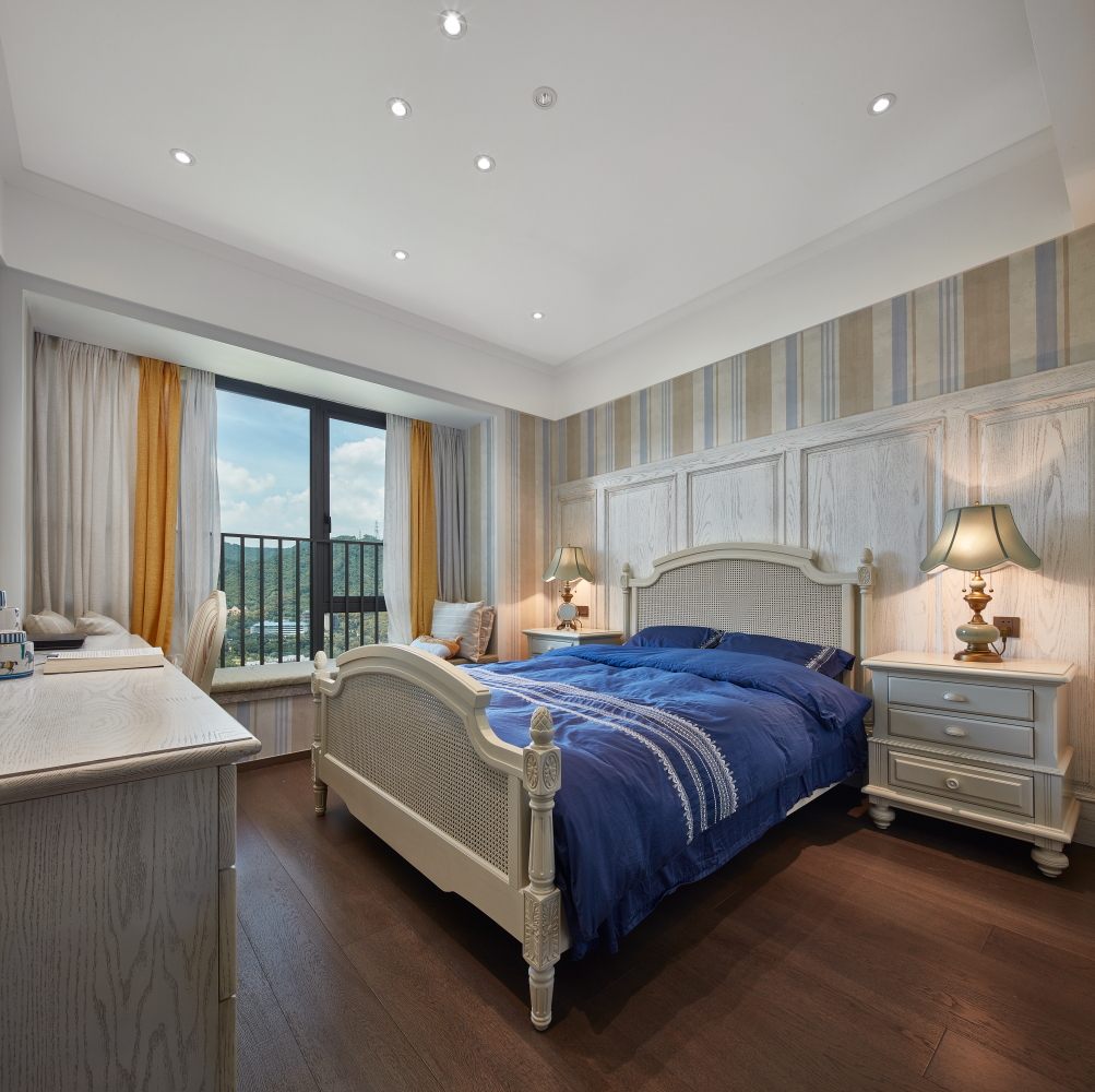 银湖蓝山150㎡现代轻奢实景