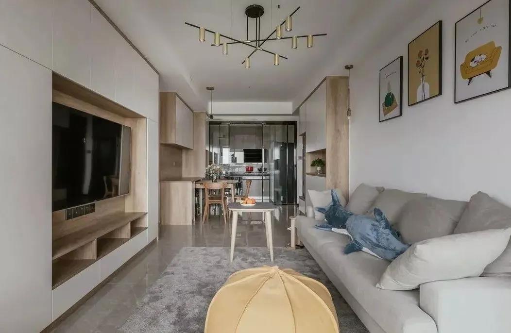 80㎡三居室，合理布局设计