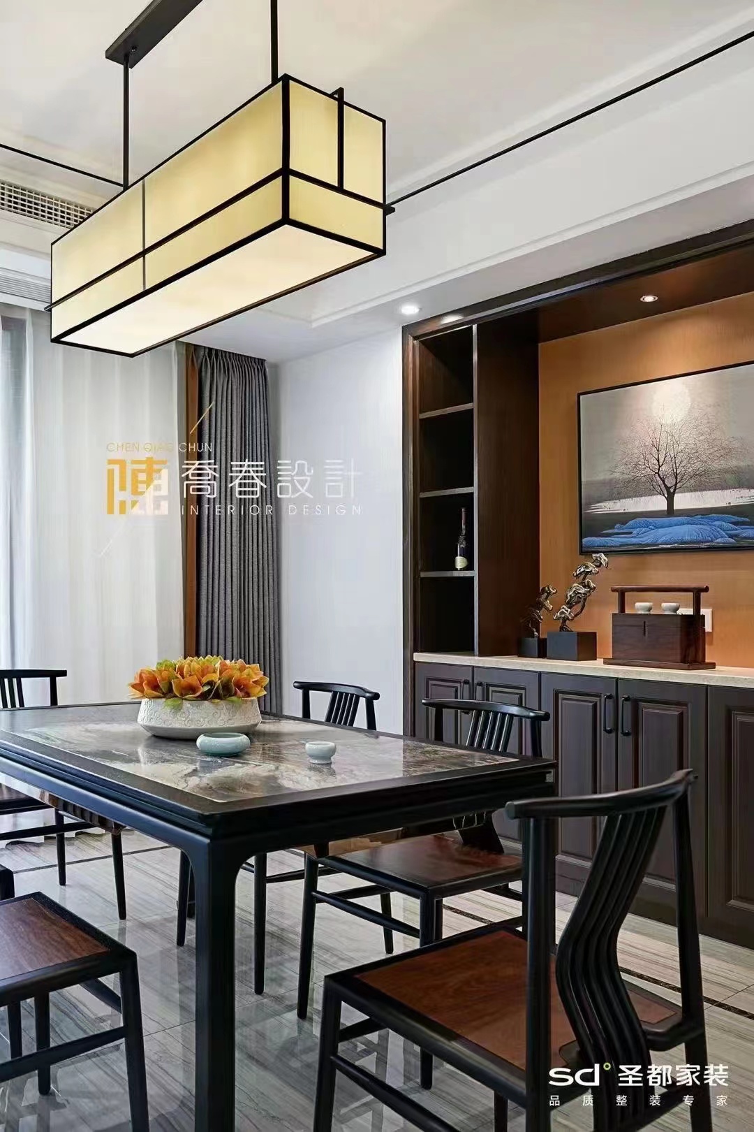 139㎡诗韵美宅 东方优雅永不过时