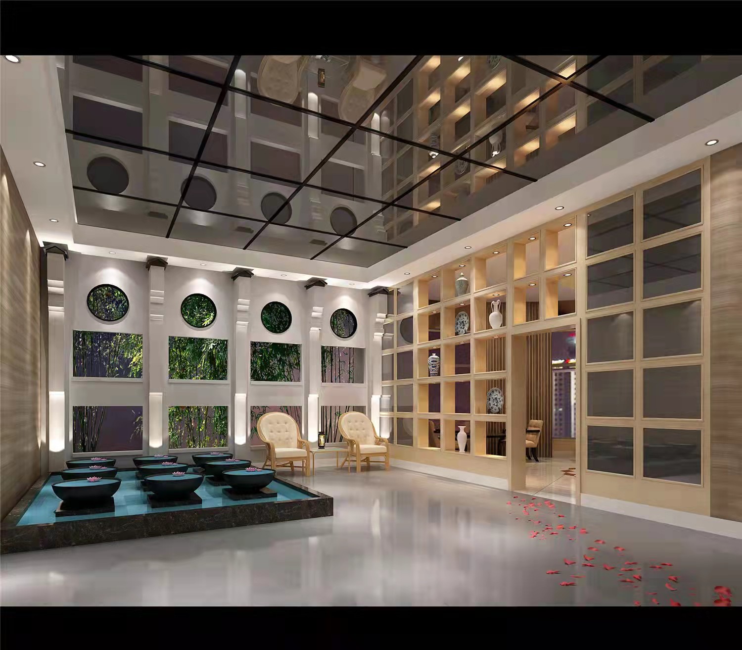 3345平中式风格 海盐会所设计