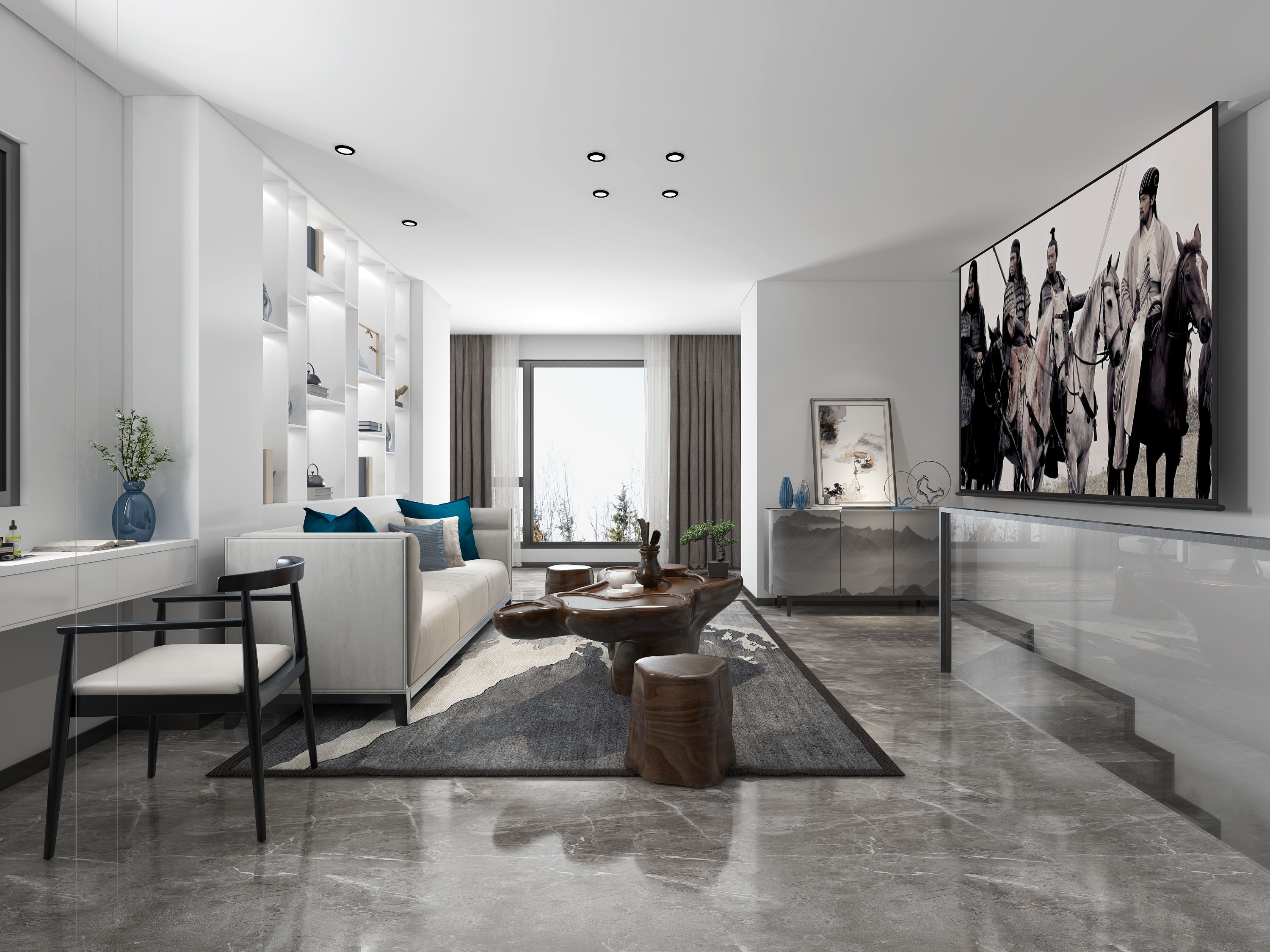 百灵景都180平新中式