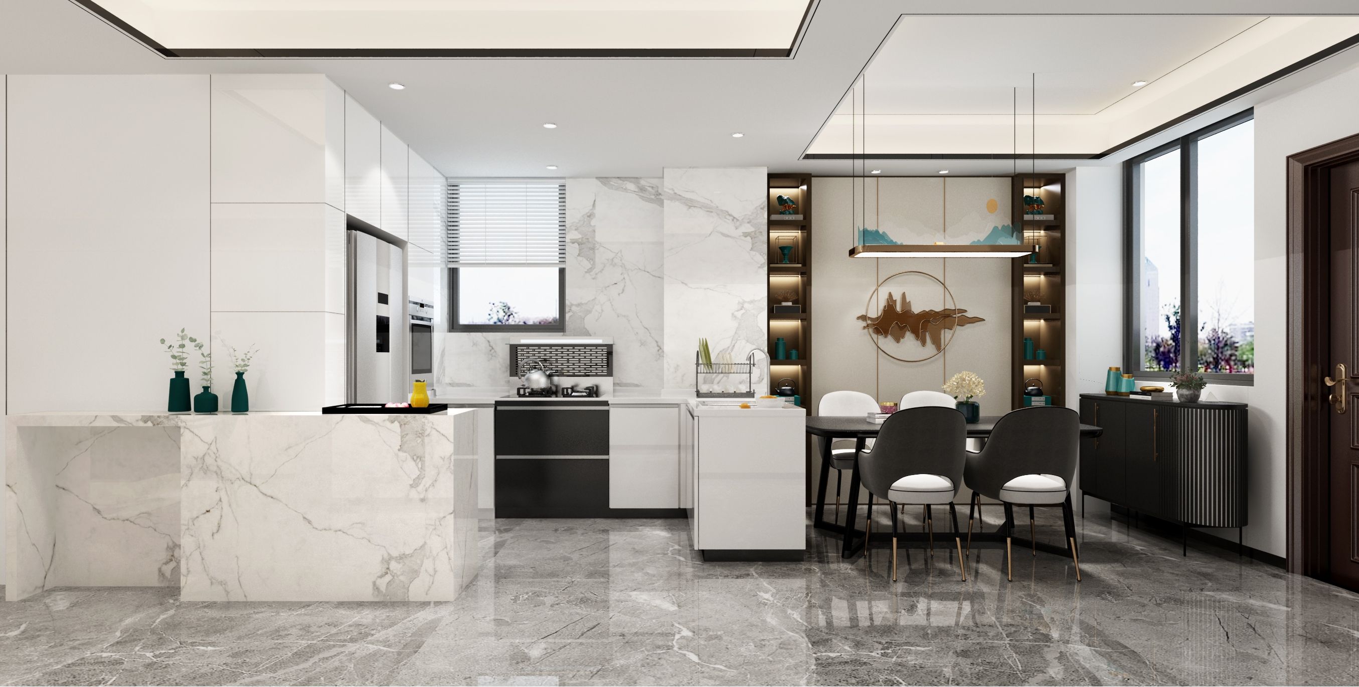 百灵景都180平新中式