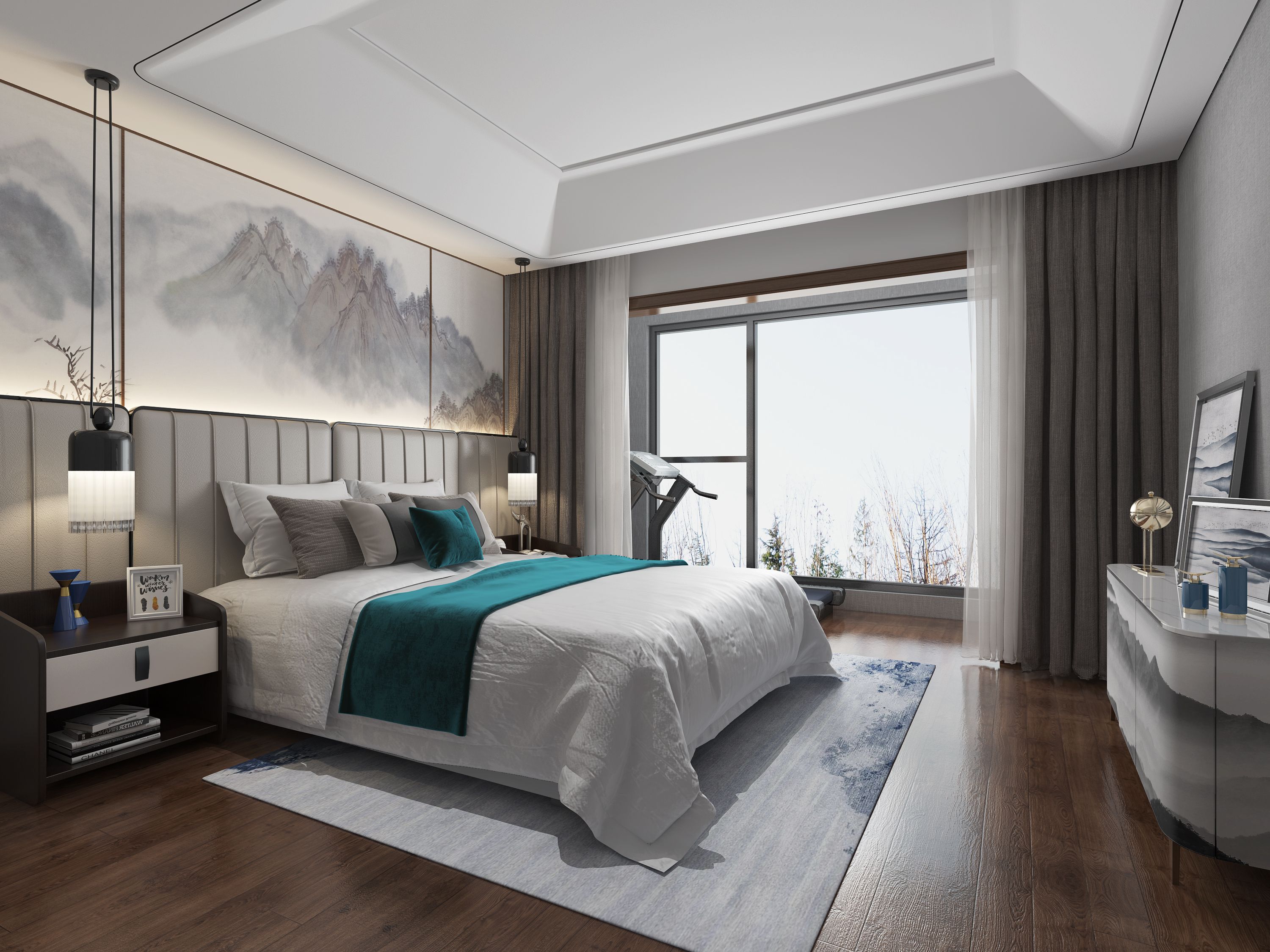 百灵景都180平新中式