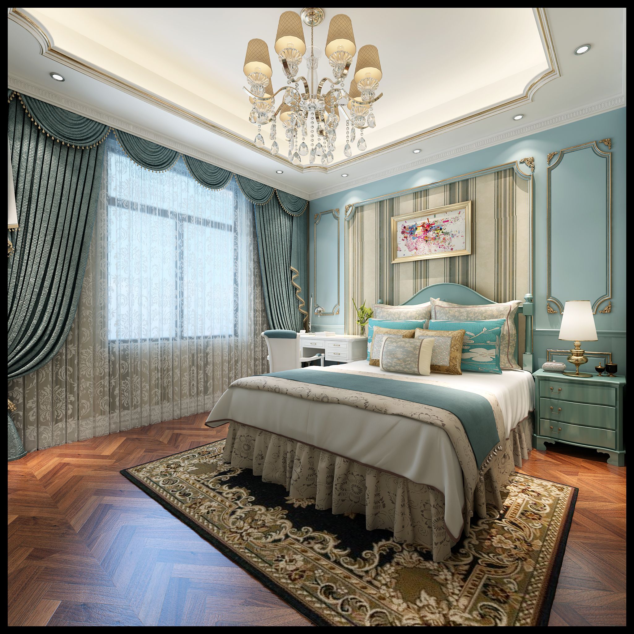 绿地名邸公馆 212平法式风格