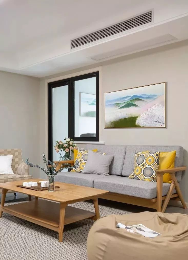 一眼就爱上了！115㎡简约原木风，自然又温馨！