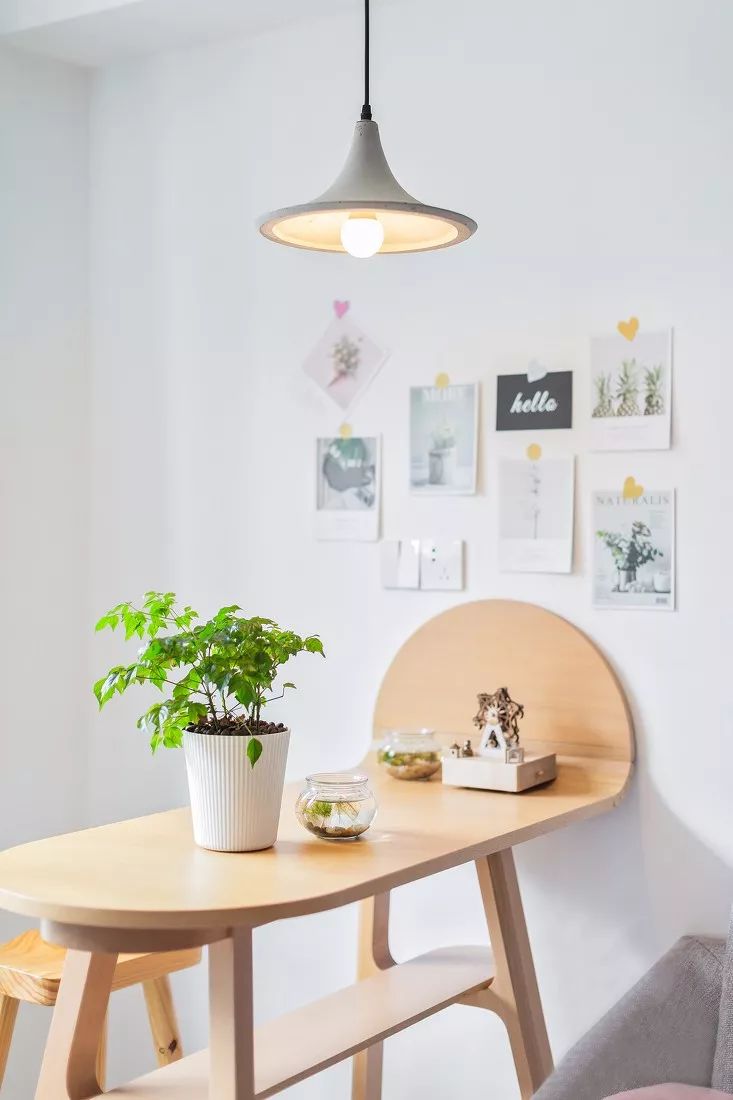 小家也要美美住！80㎡清新北欧风，黑板墙设计好赞！