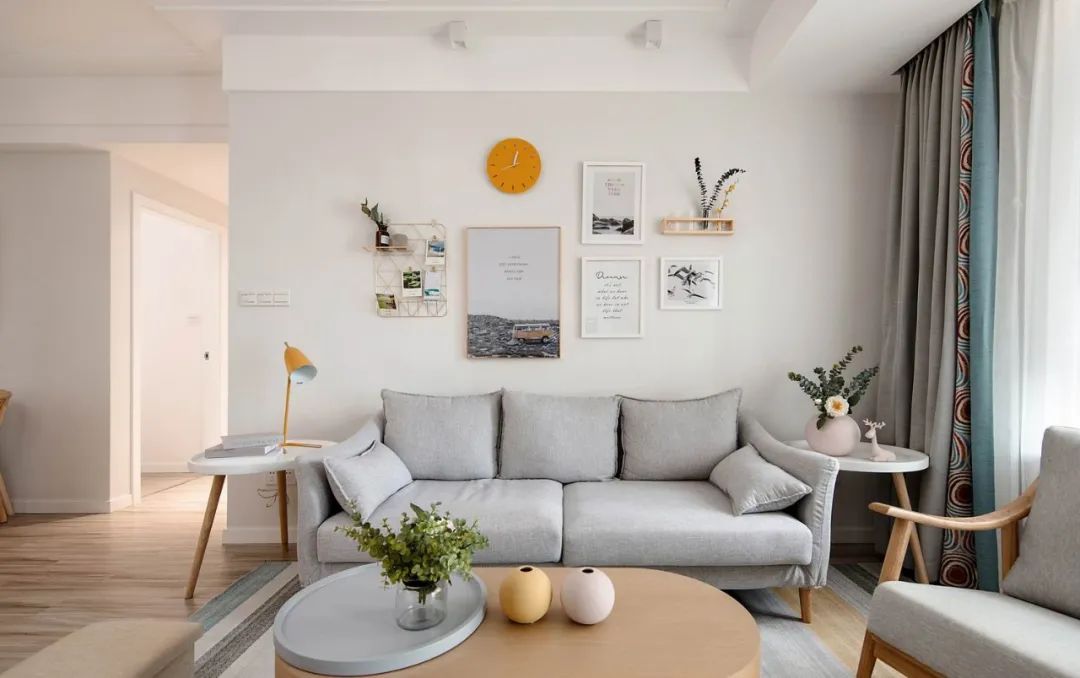 80m²清新又治愈：小户型北欧原木风，抄她家就够了
