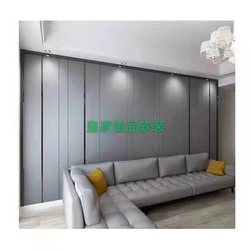 墙布硬包软包家具设计搭配，施工效果图