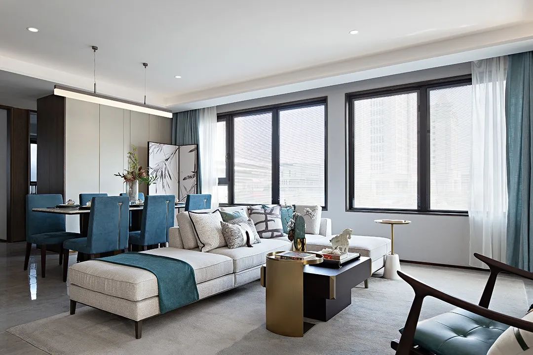 169㎡现代简约 | 干净纯洁，明亮和煦的家