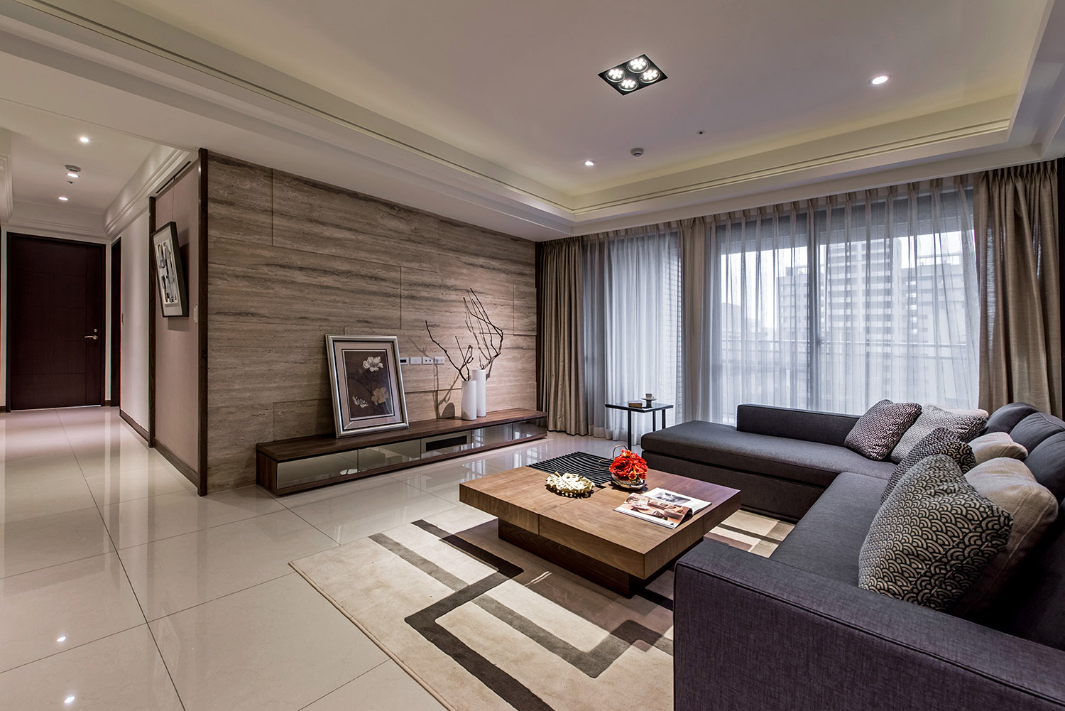 160m&sup2;现代风格，大气沉稳