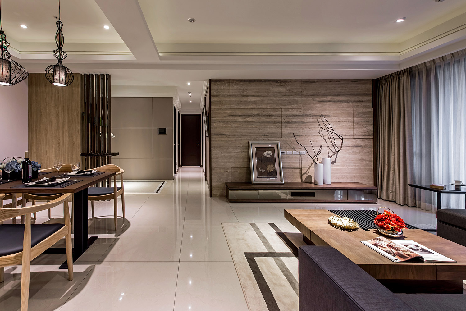 160m&sup2;现代风格，大气沉稳