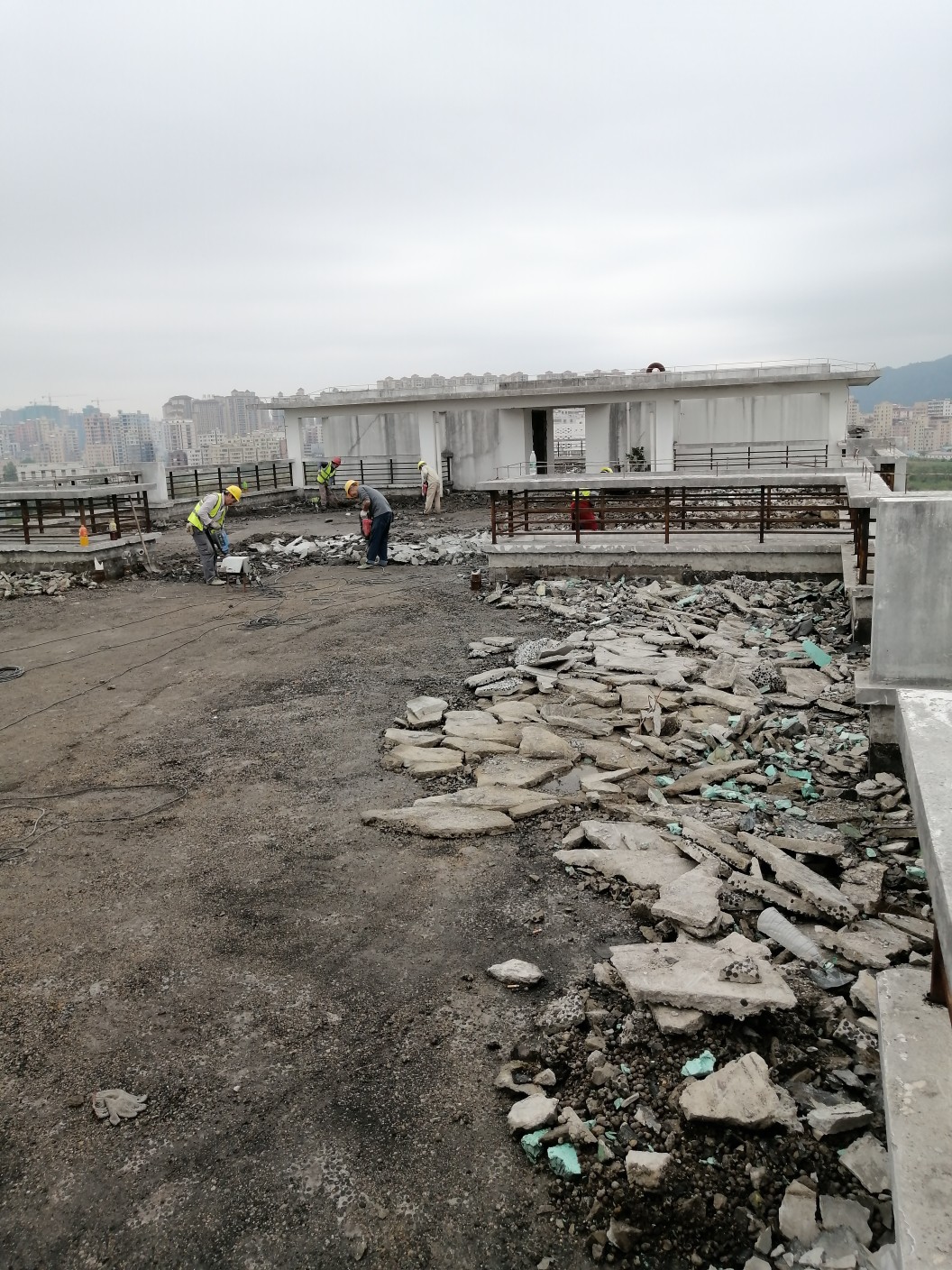 坪山肯渡动漫城工业区整体改造拆除