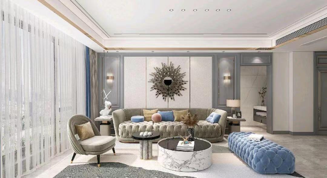 130㎡现代轻奢混搭风的家