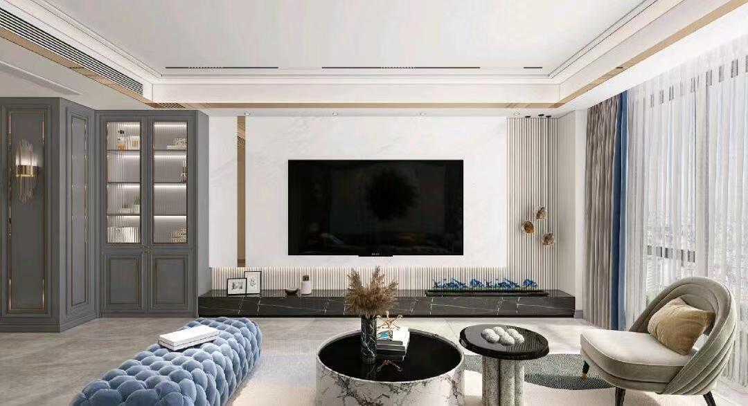 130㎡现代轻奢混搭风的家