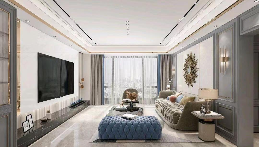 130㎡现代轻奢混搭风的家