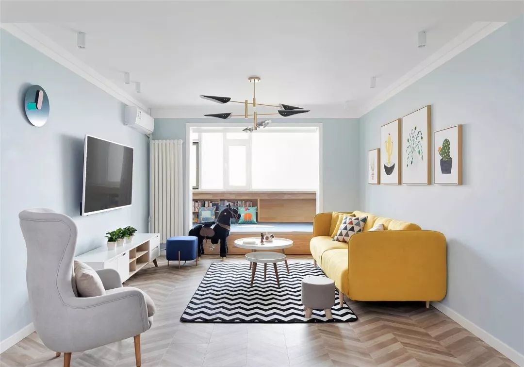 玄关地面花样设计，营造满满的归家仪式感