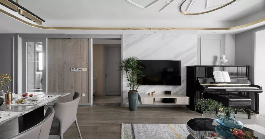 一家四口的现代轻奢 ， 恰到好处的明朗、精致