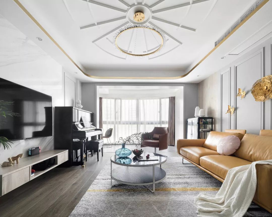 一家四口的现代轻奢 ， 恰到好处的明朗、精致