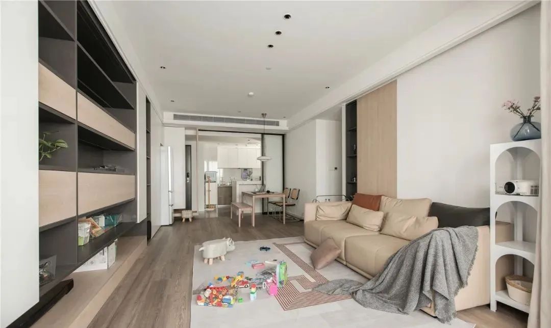 108㎡现代简约，简洁实用的布置，返璞归真、惬意舒适