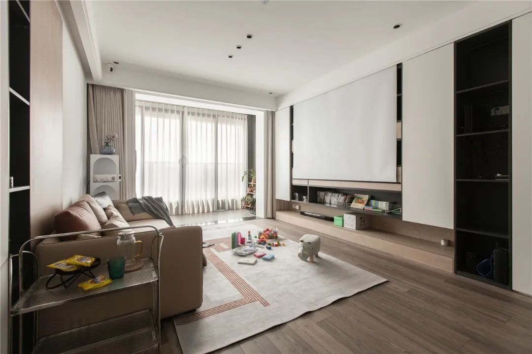 108㎡现代简约，简洁实用的布置，返璞归真、惬意舒适
