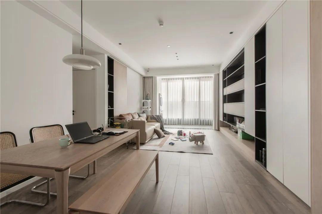 108㎡现代简约，简洁实用的布置，返璞归真、惬意舒适