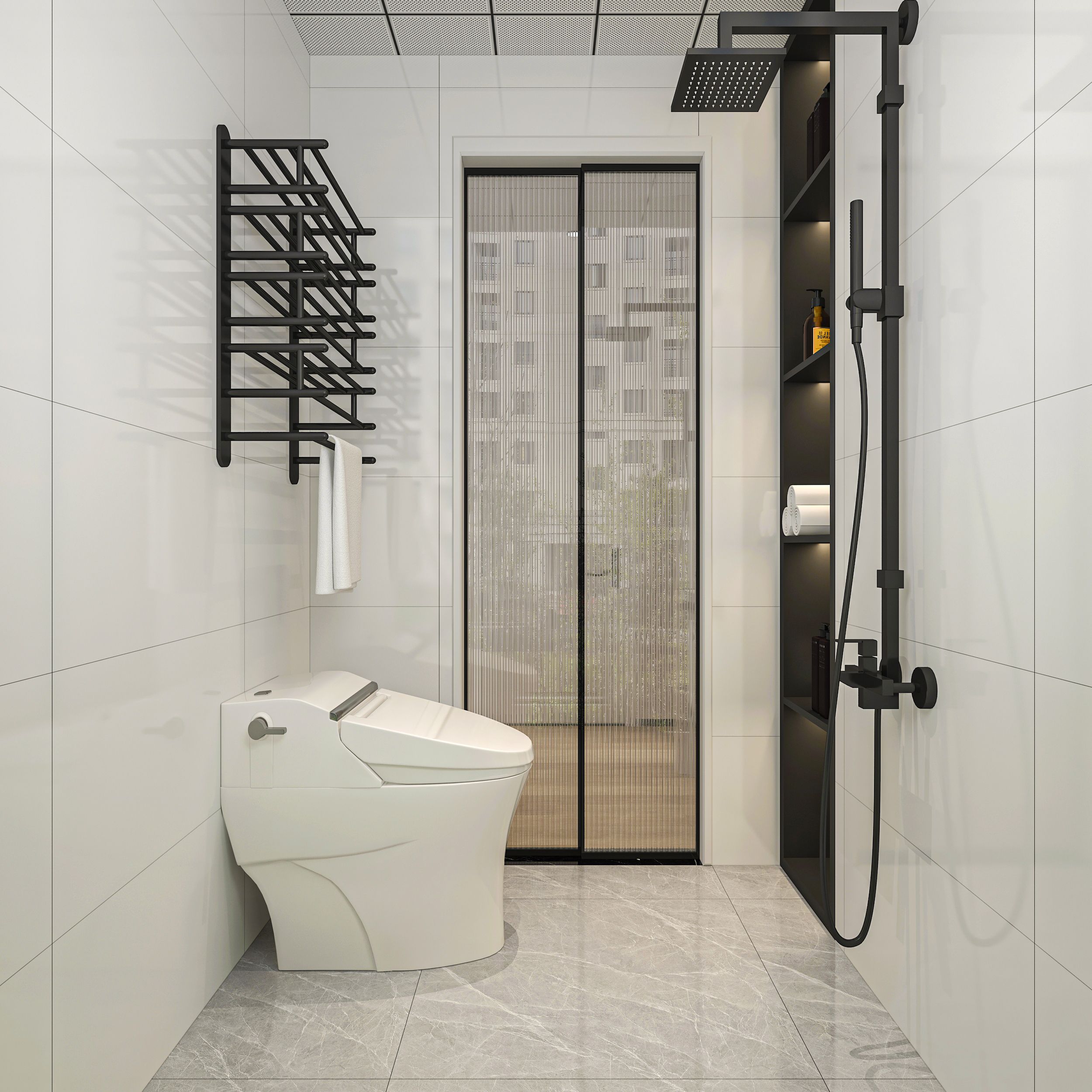 陆良书香一号104平方三室现代风格