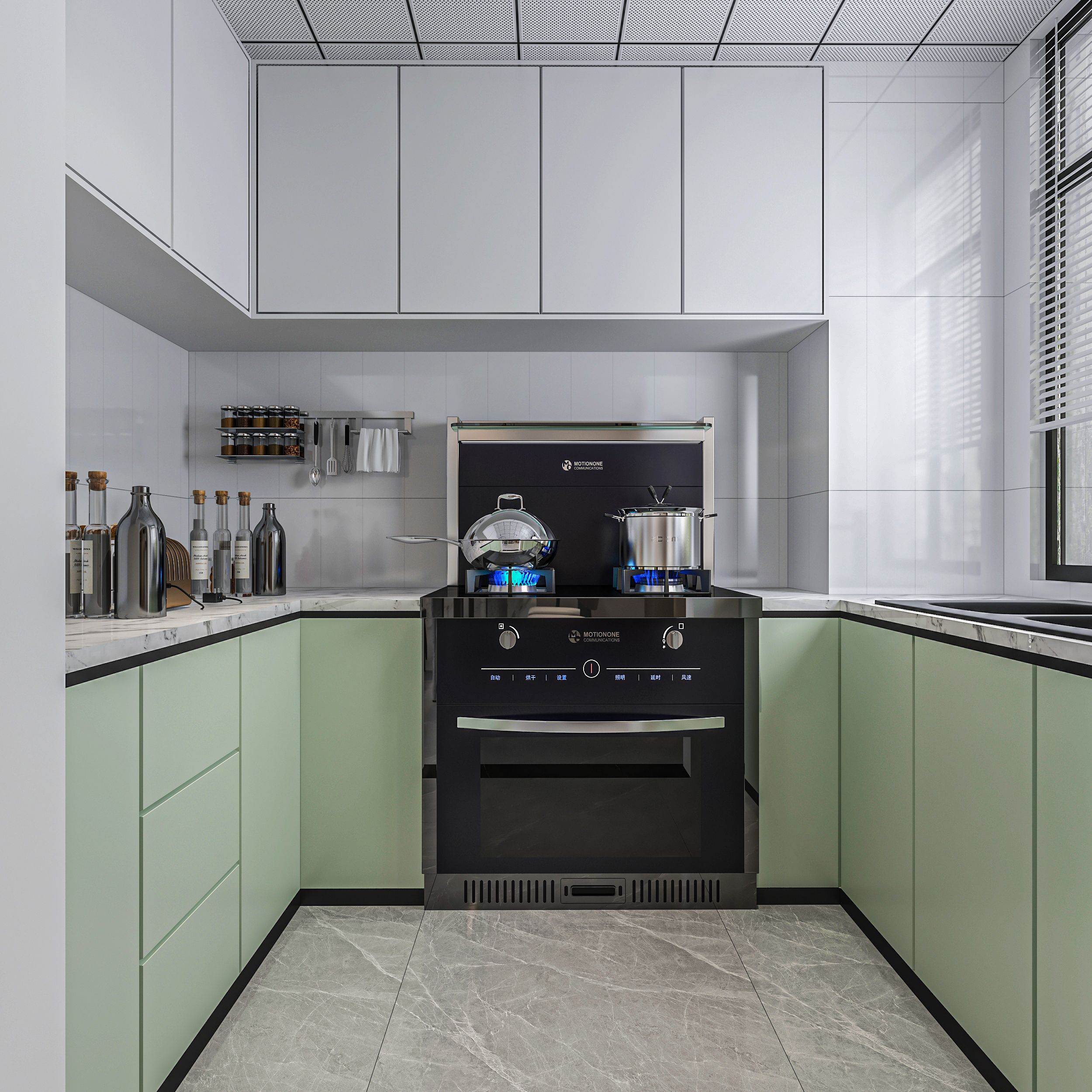 陆良书香一号104平方三室现代风格