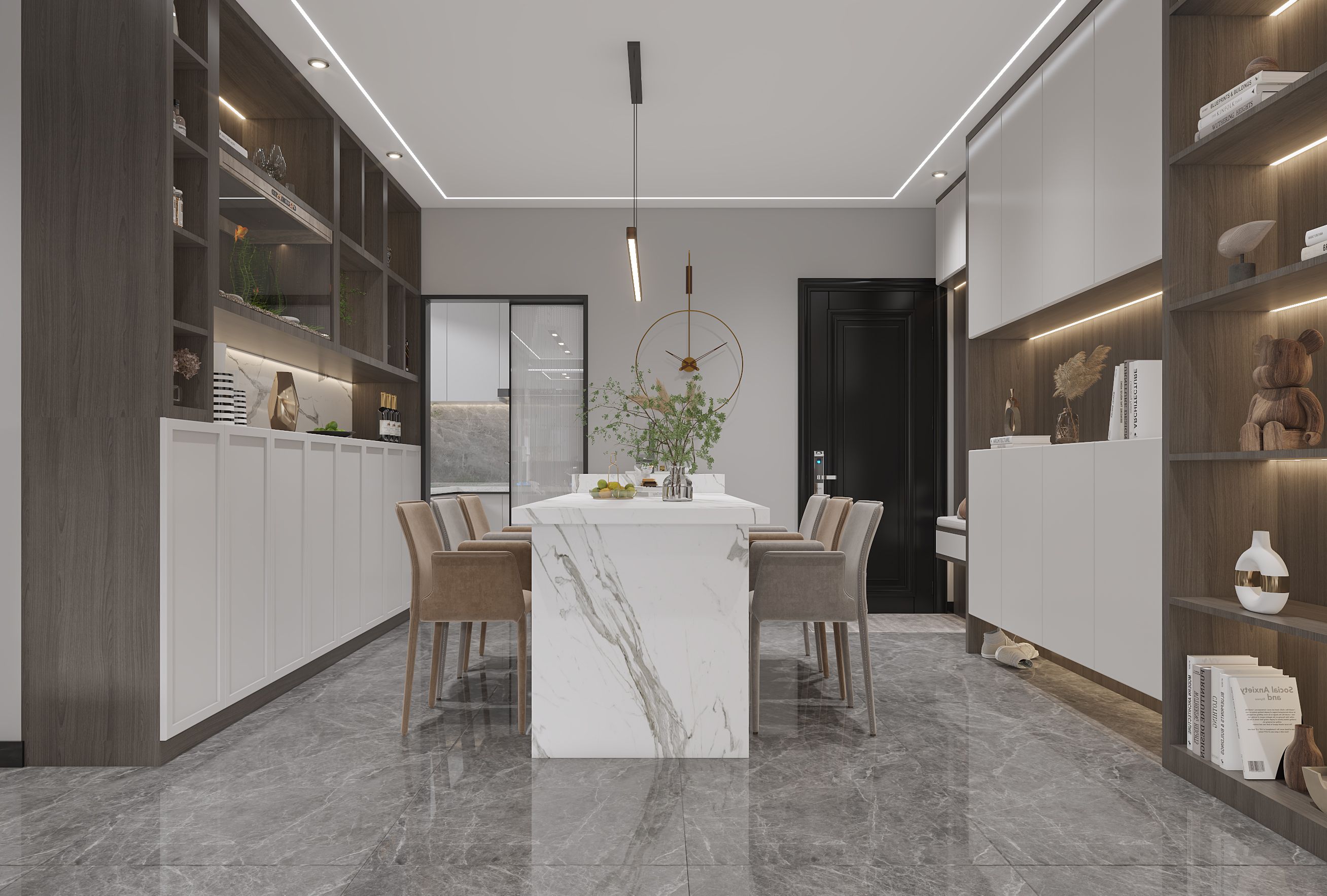 110平现代风格装修案例