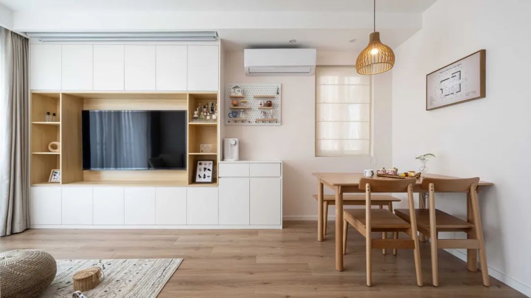 80m²奶油色+原木风：这个治愈原木小屋，不仅超强收纳又颜值满满！