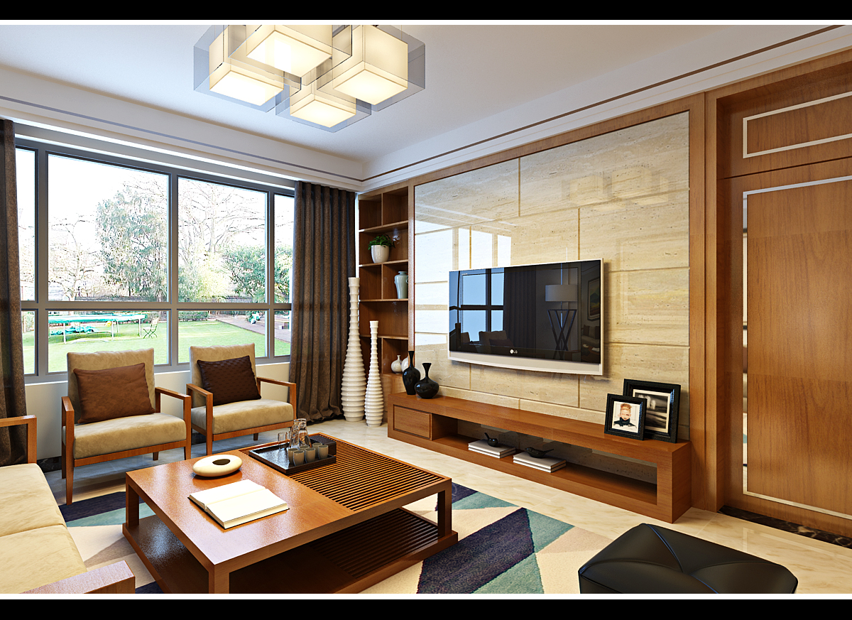 125平新中式风格，禅之韵味