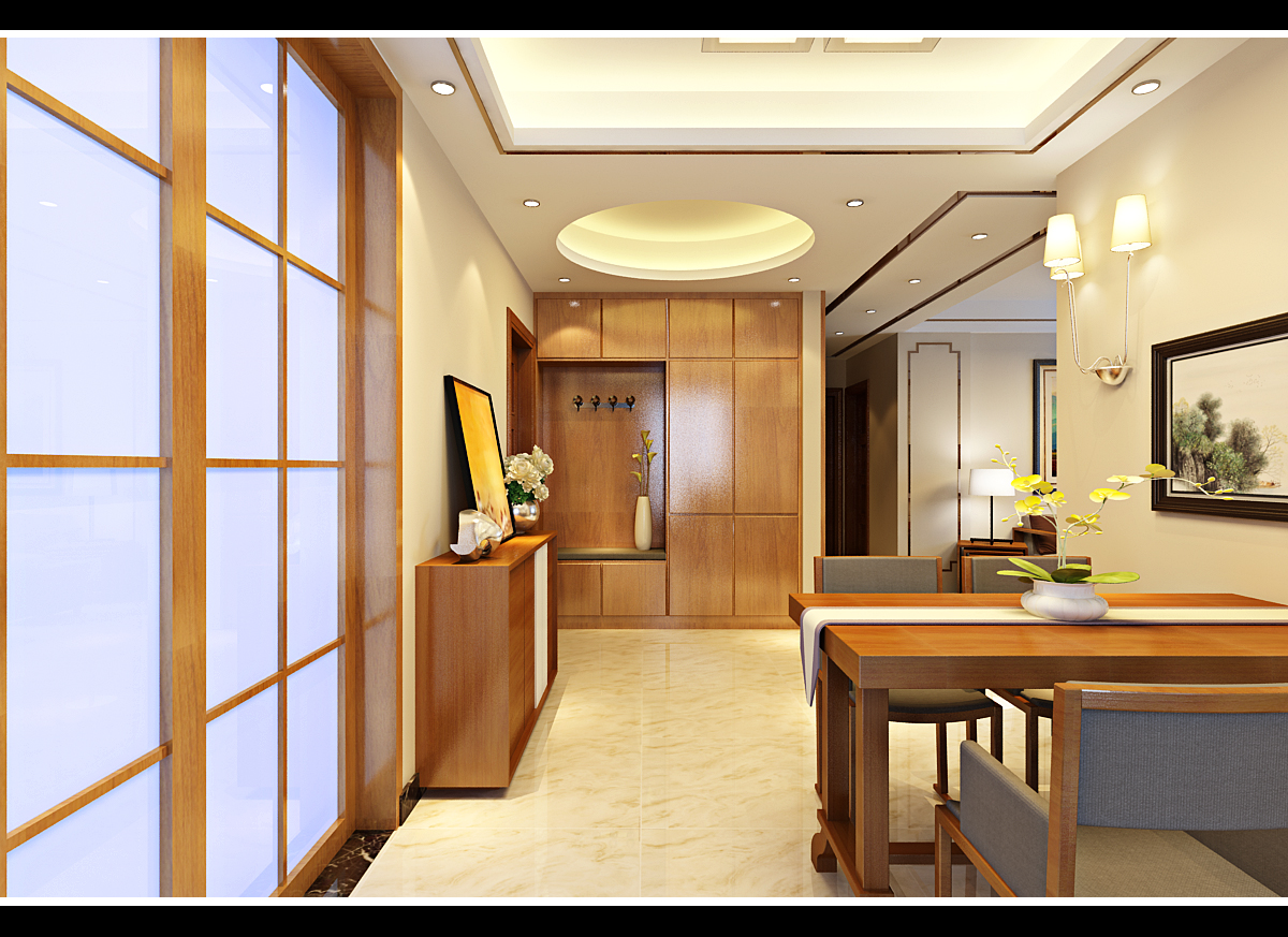 125平新中式风格，禅之韵味