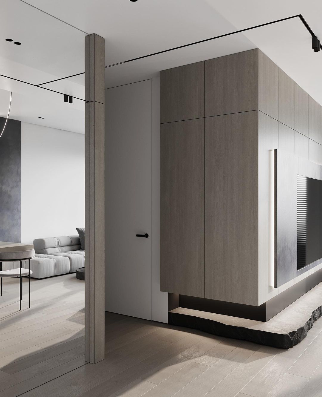 112㎡-现代极简黑白灰