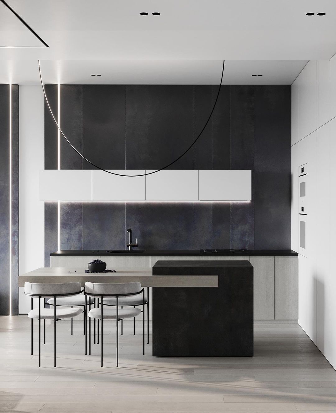 112㎡-现代极简黑白灰