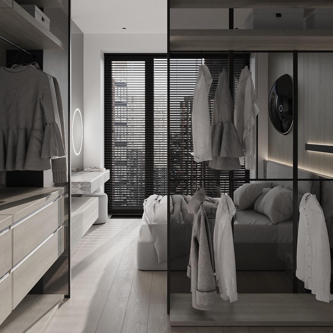 112㎡-现代极简黑白灰