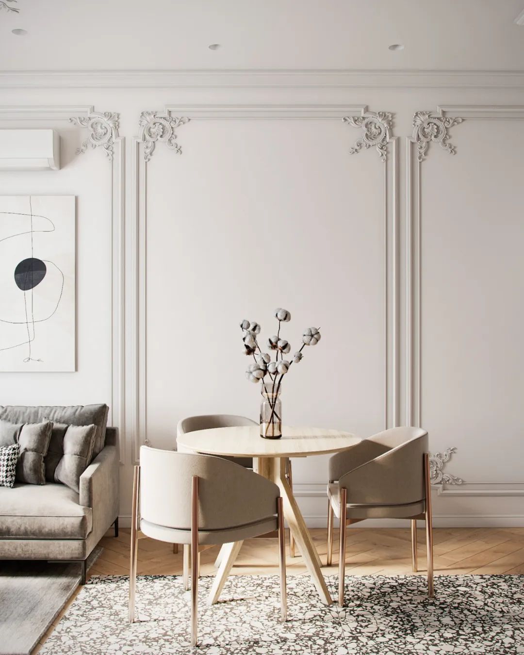 57㎡粉色小宅，雅致！ 