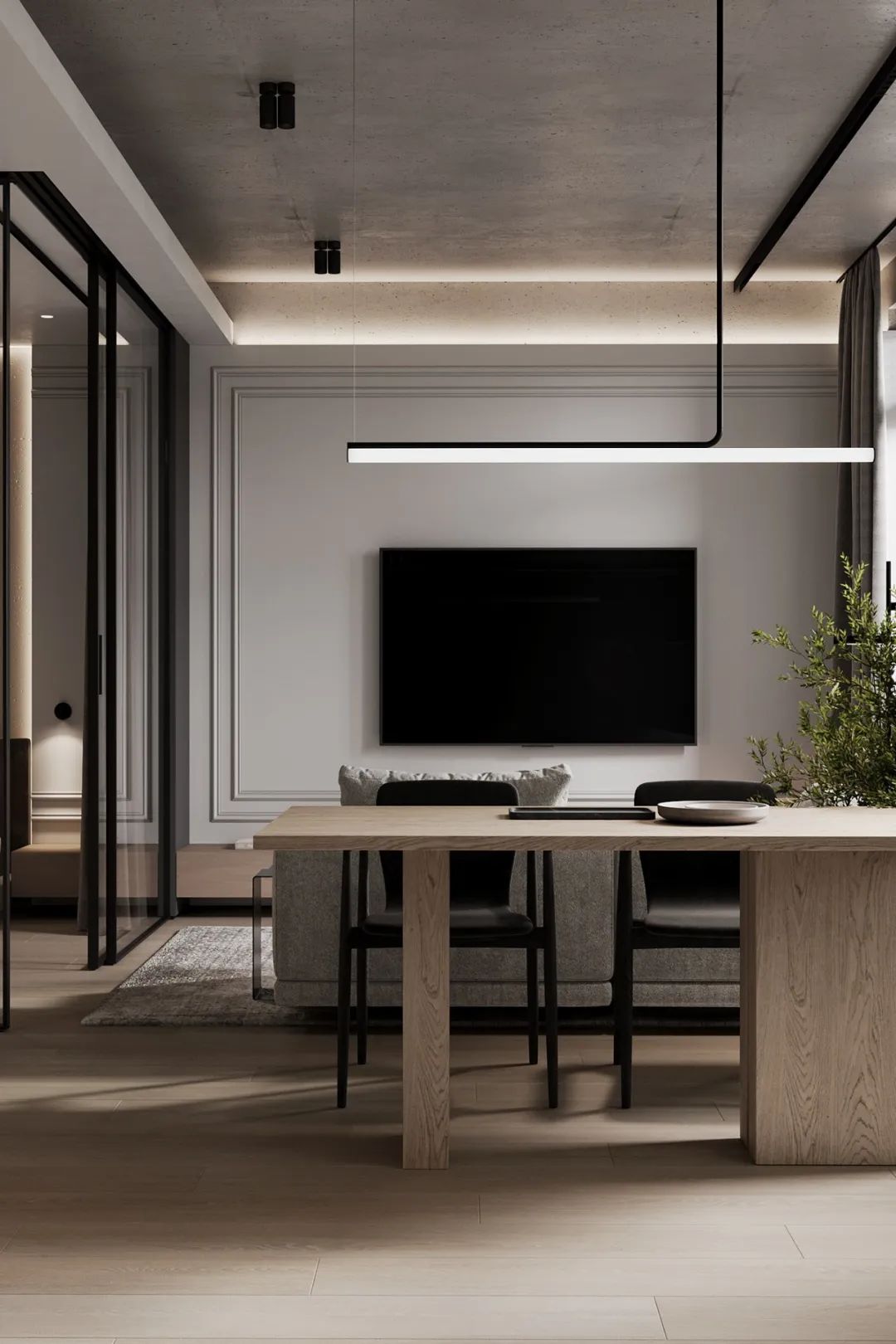 42㎡灰白 原木，高级宁静！