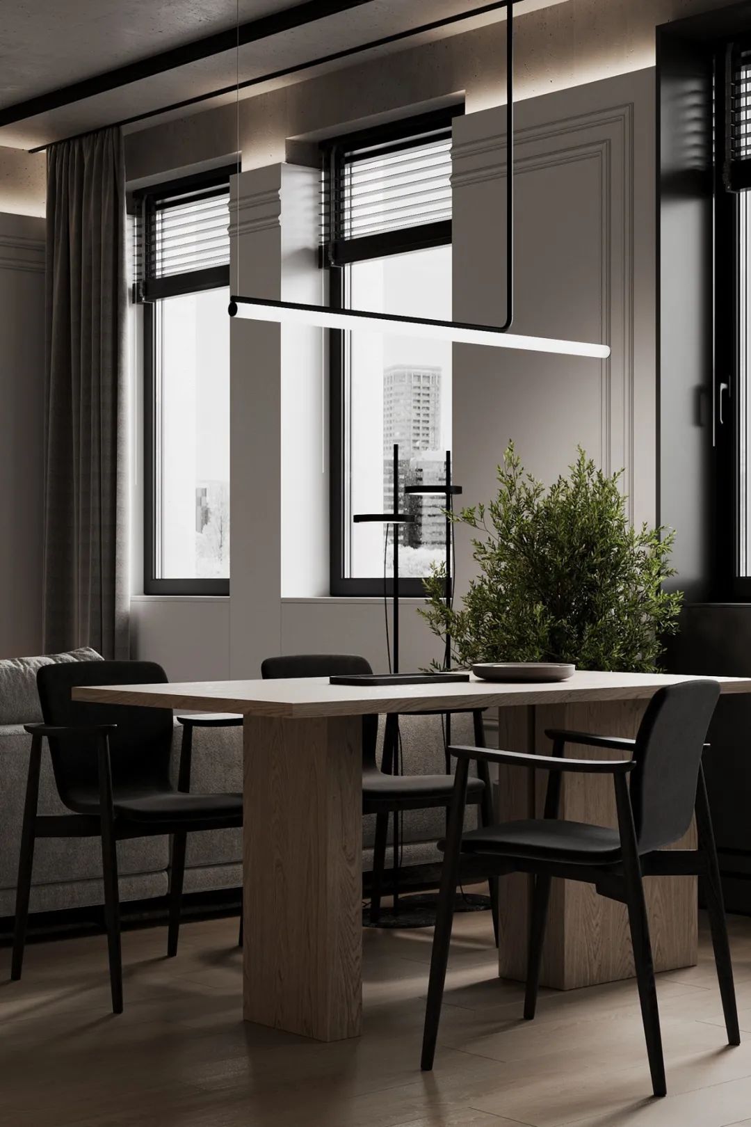 42㎡灰白 原木，高级宁静！