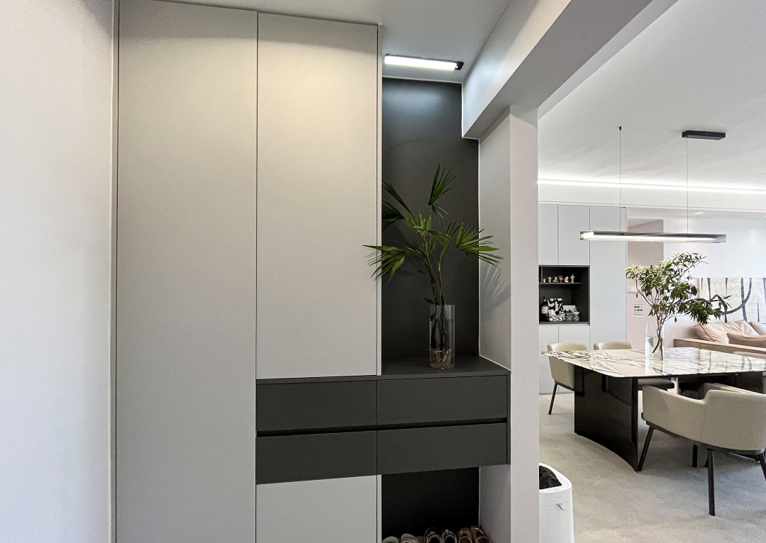 135㎡现代简约风，全屋空间功能划分明确