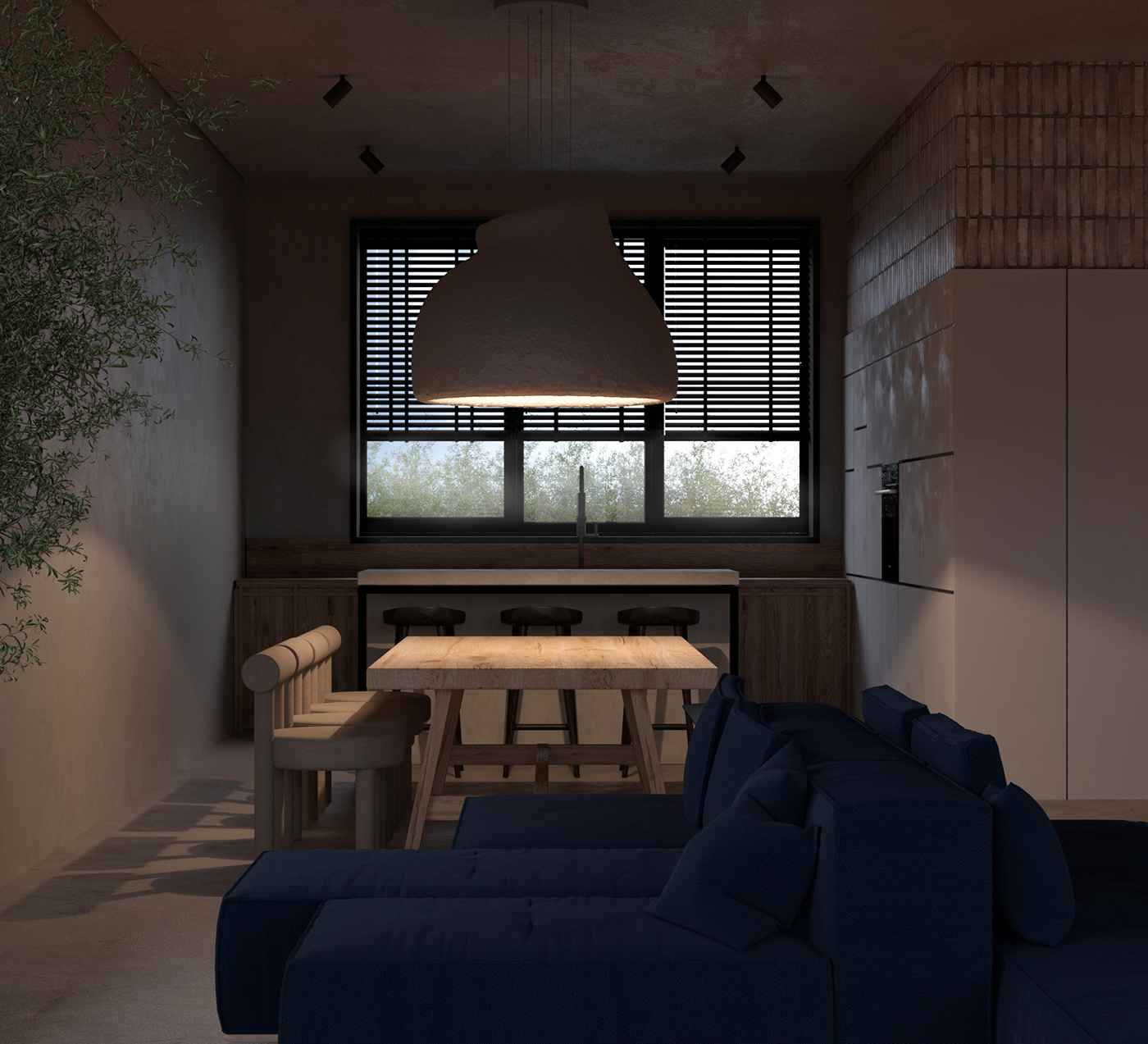 110m&sup2;侘寂风公寓 满满的氛围感