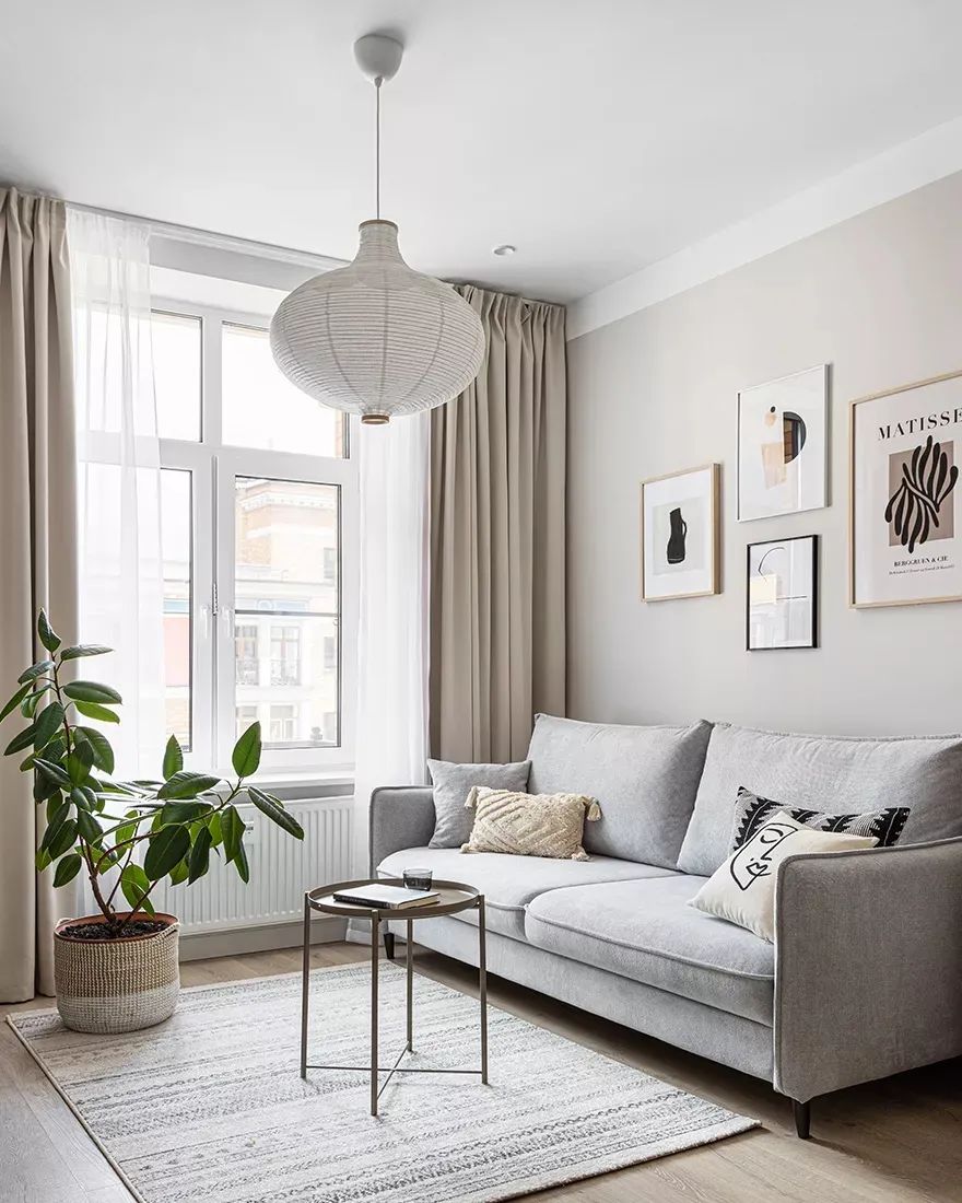 65㎡小公寓设计，自然的平静感！